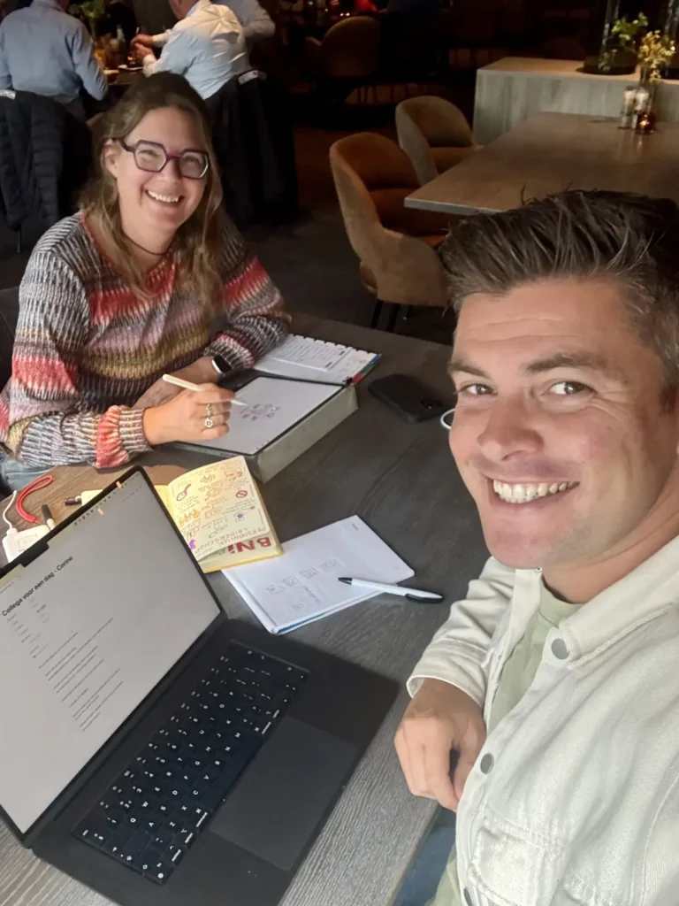 Collega voor een dag met Corine