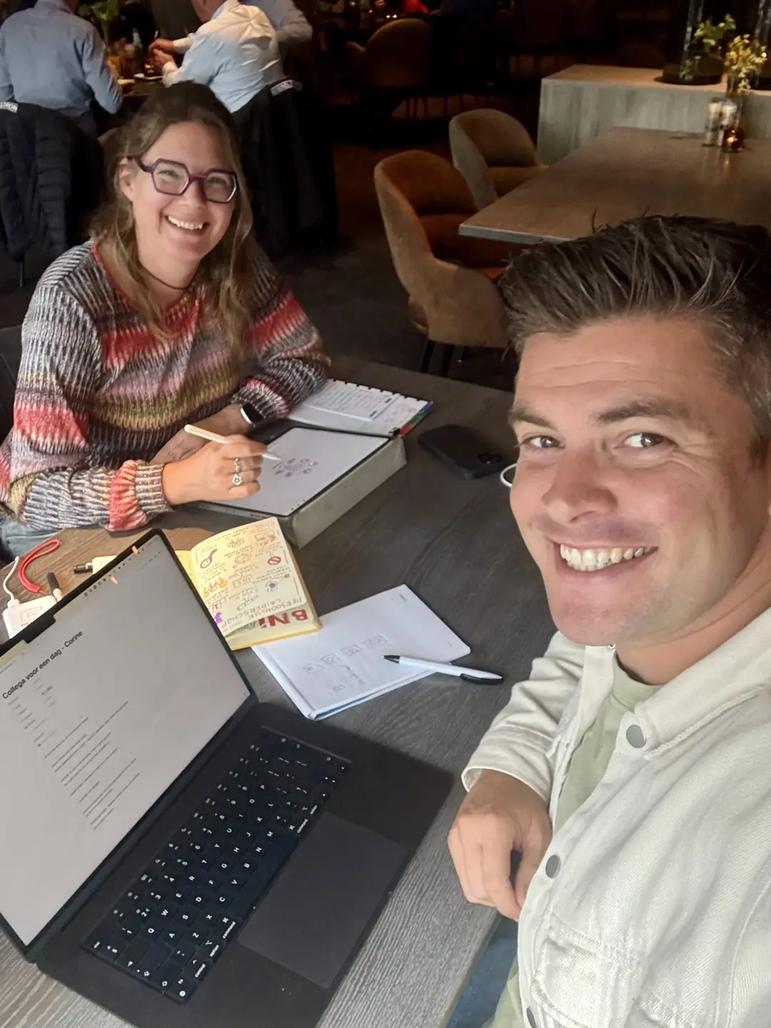 Collega voor een dag met Corine