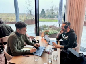 Collega voor een dag met Cas