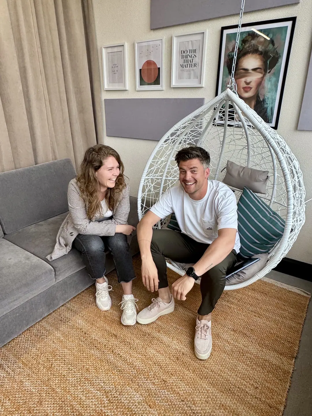 Collega voor een dag met Myrthe