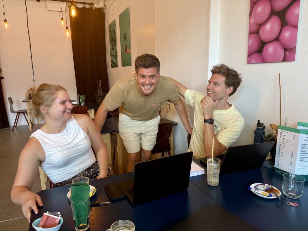 Roy en Lotte van The Brand Sprint als Collega voor een dag.