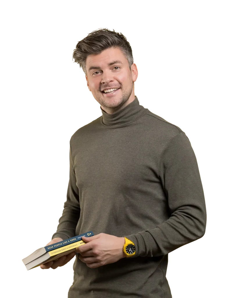 Nick boeken groen shirt